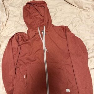 Vuori Rust Zip-Up Hoodie